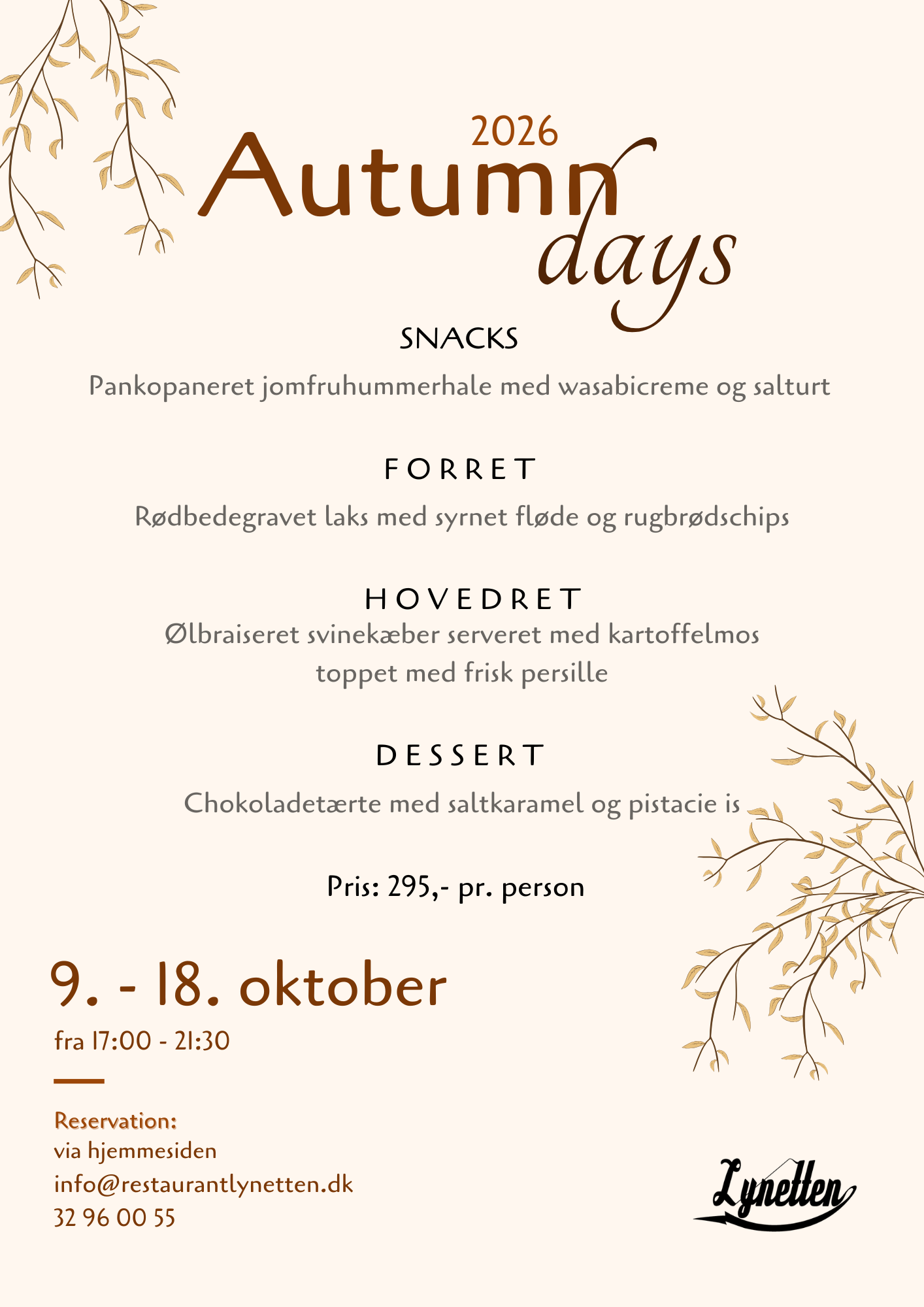 Autumn Days flyer